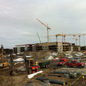 Befaring på Kalnes – Norges største landbaserte byggeprosjekt i 2013